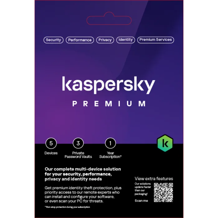 Kaspersky Premium 5 devices 1y