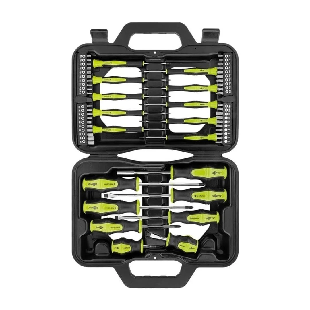 Goobay 58-Piece Precision Screwdriver Case