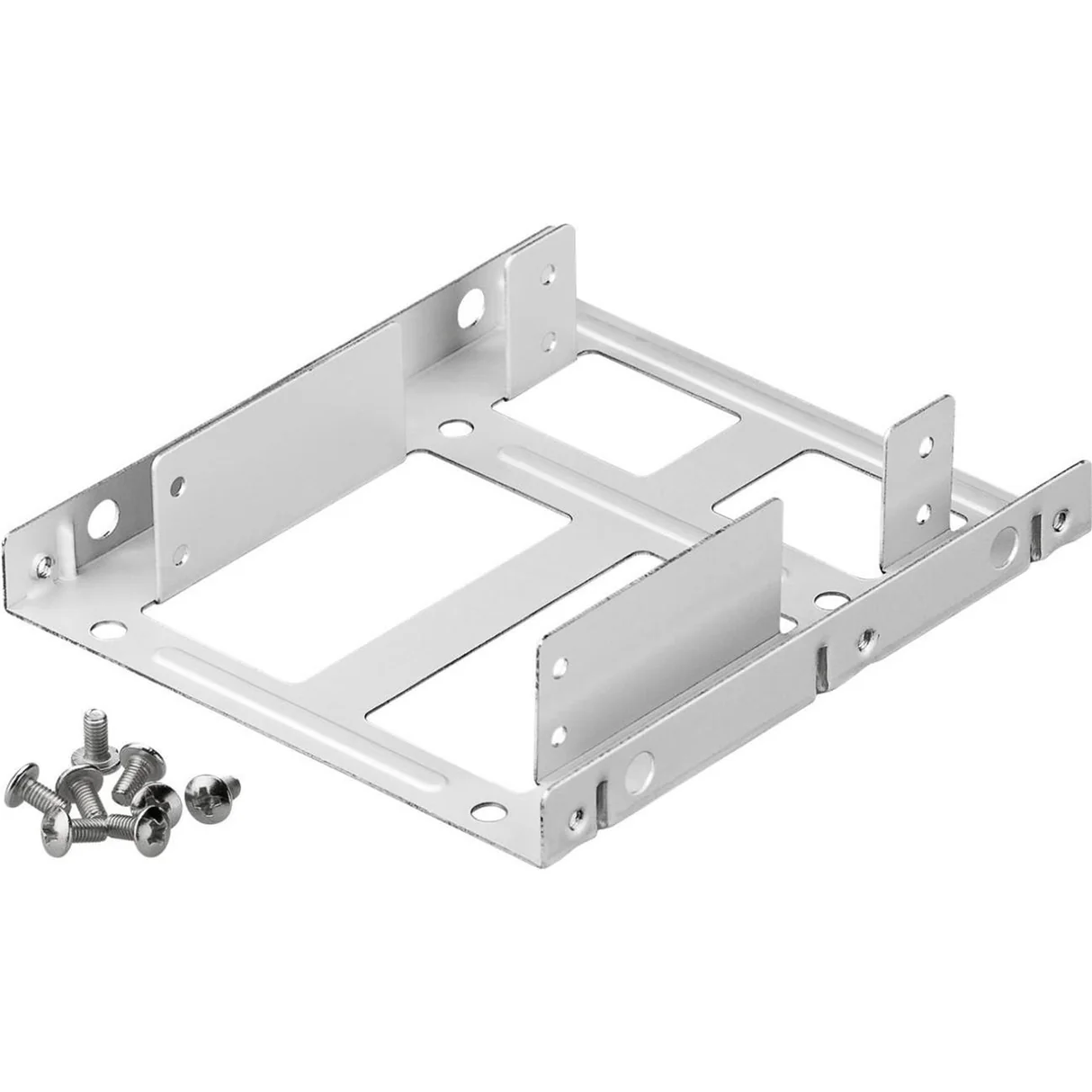Goobay 2.5 Inch Hard Drive Mounting Frame to 3.5 Inch - 2-fold (4 pack by Valotronics)