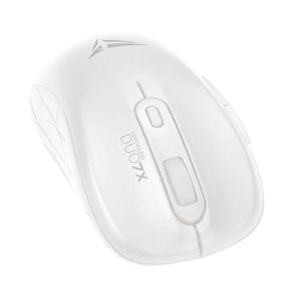 Alcatroz Airmouse Duo 7X Bluetooth and Wireless Mouse - White
