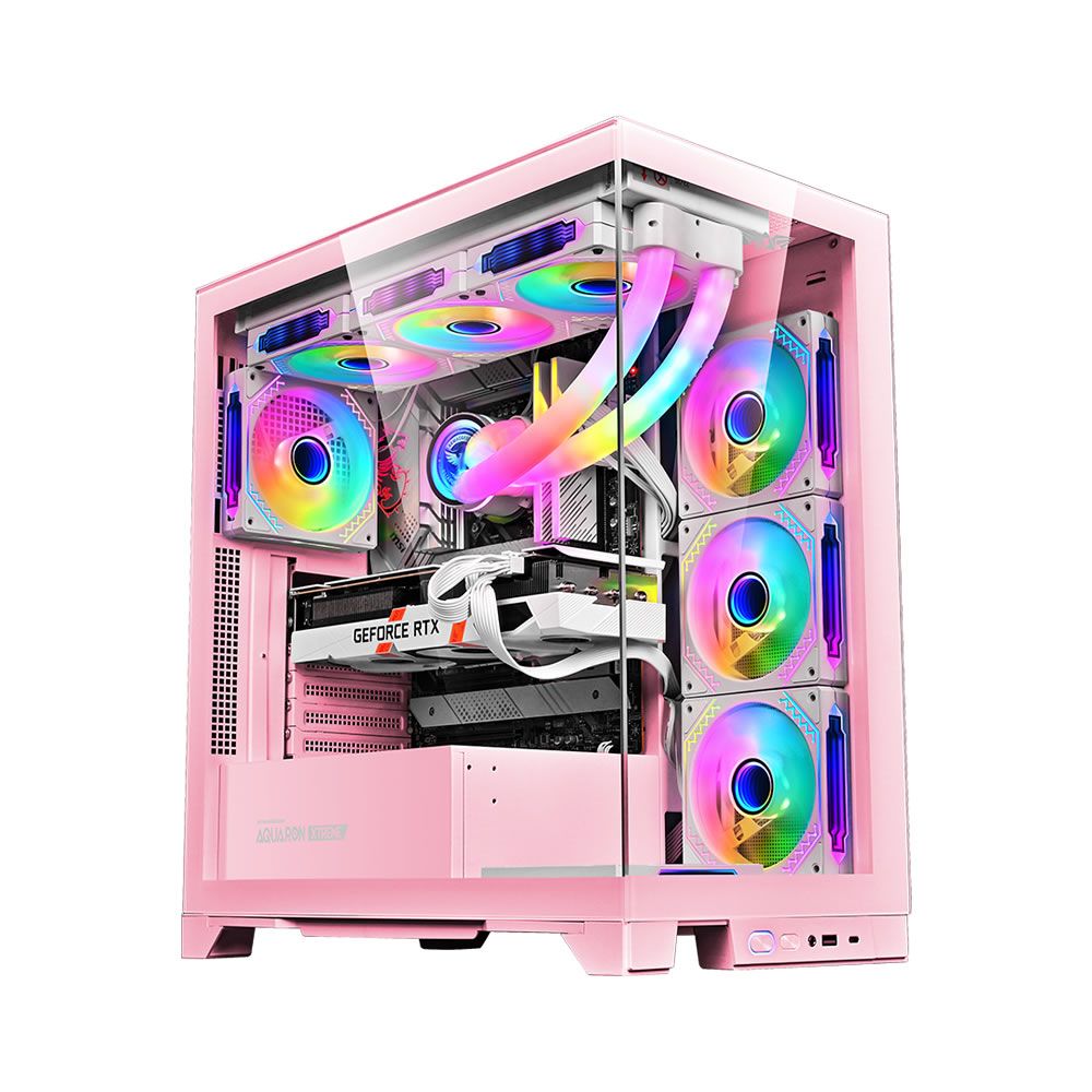 Armaggeddon Aquaron Xtreme E-ATX Gaming Case - Pink