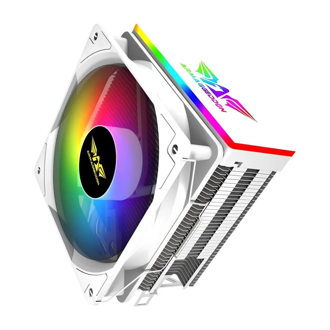 Armaggeddon Blizzard 2 ARGB CPU Cooler - White