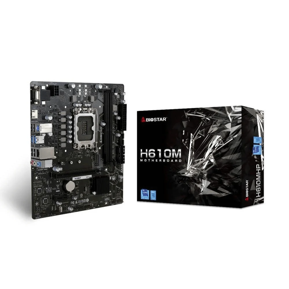 Biostar H610MHP MicroATX Motherboard - Socket 1700
