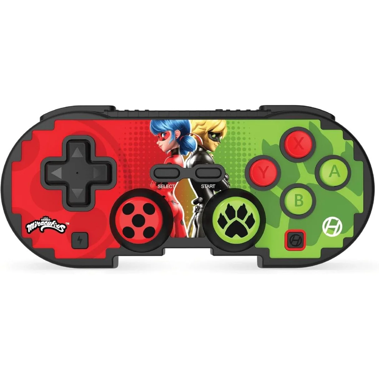 Hyperkin Official Miraculous Pixel Art Bluetooth Switch Controller - Ladybug