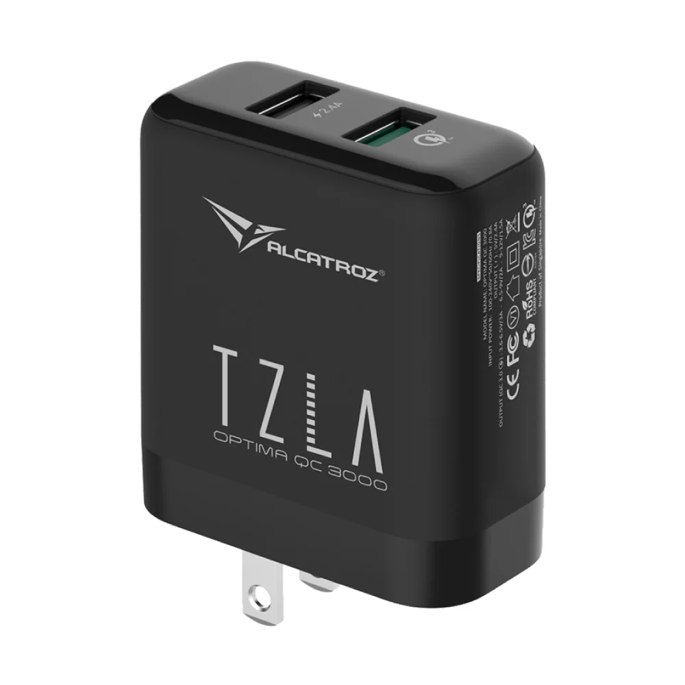 Alcatroz Optima QC 3000 Dual USB Charger