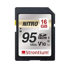 Strontium 16GB SD Card Nitro Strontium (2 pack by Valotronics)