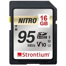 Strontium 16GB MicroSD Nitro Card Only (2 pack by Valotronics)