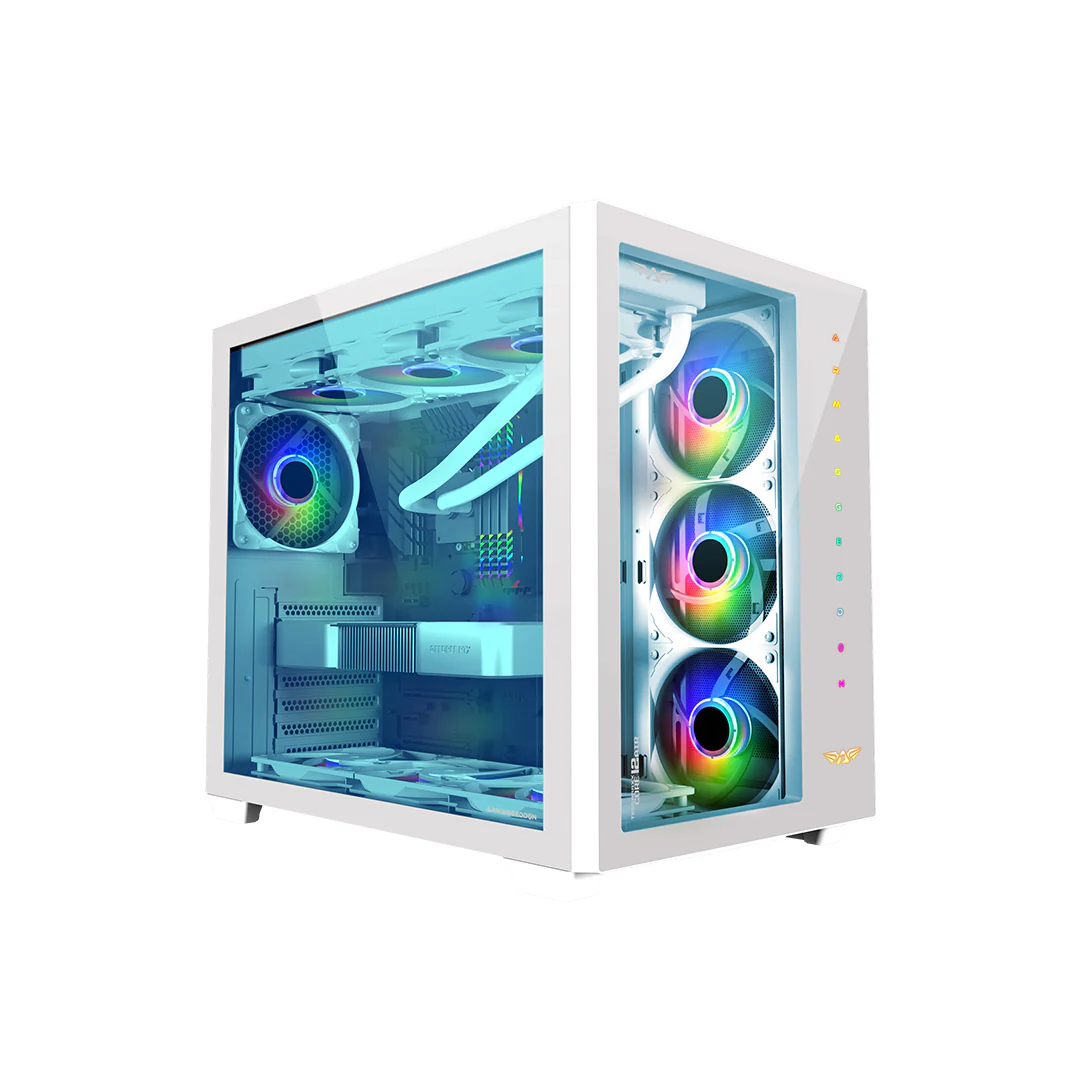 Armaggeddon Tessaraxx Core 12 Air E-ATX Gaming Case - White