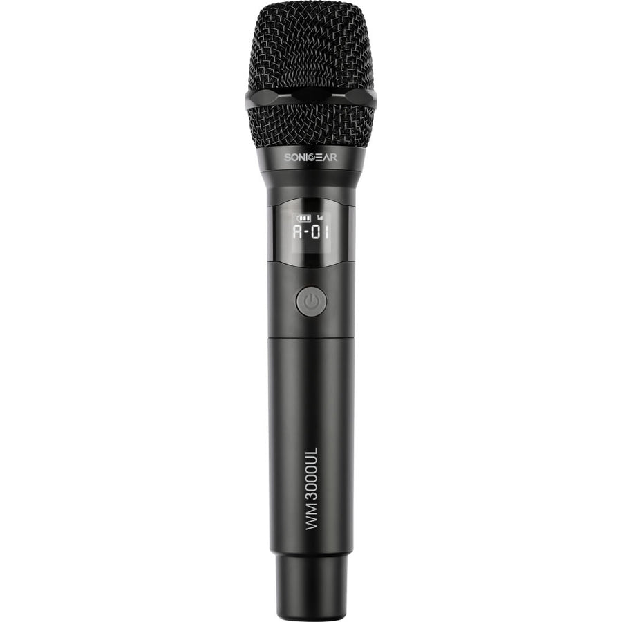 SonicGear WM 3000 UL Professional UHF Wireless Microphone - Platinum